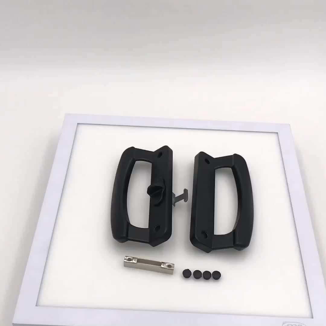 Double Side Pulling Sliding Door Metal Handle Locks Buy Zinc Alloy