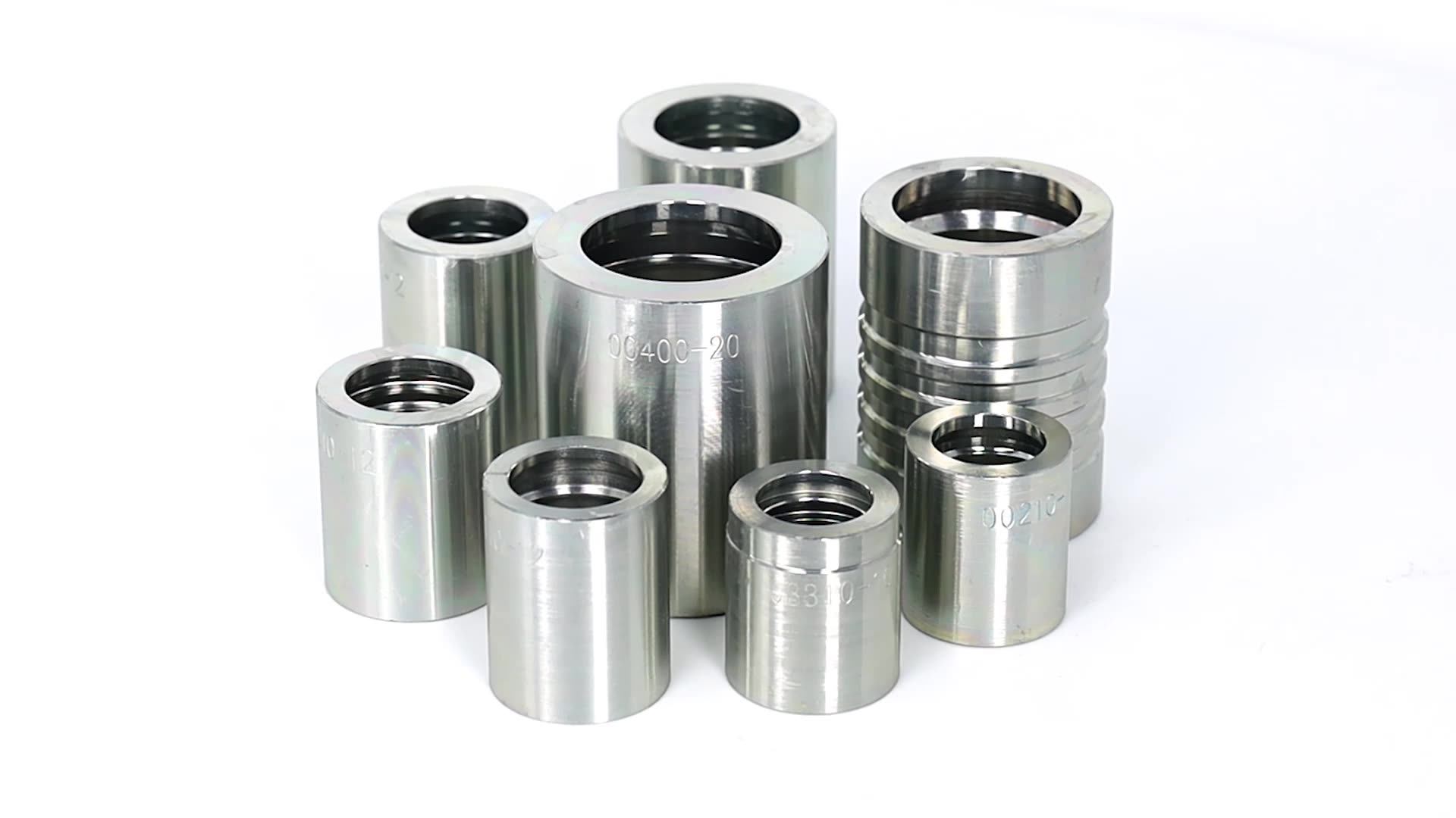 Ferrule Fitting Connector Joints Hydraulic Hose Ends For R12,4sp,4sh