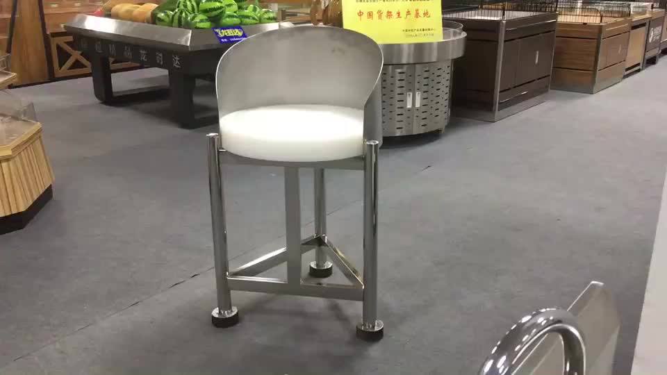 Supermarket Meat Workbench Kitchen Stainless Steel Work Table Seafood