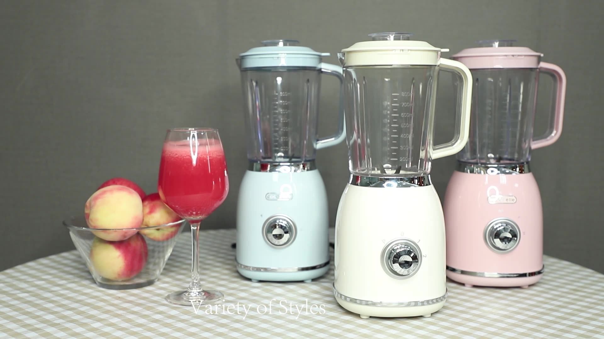 300w Power Commercial Blender With Stainless Blades Abs Material Juicer