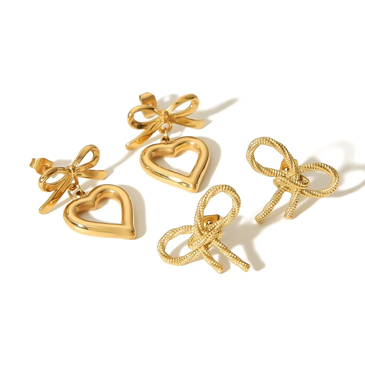 earrings with bow