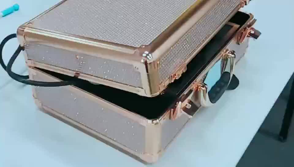 lighted travel makeup case