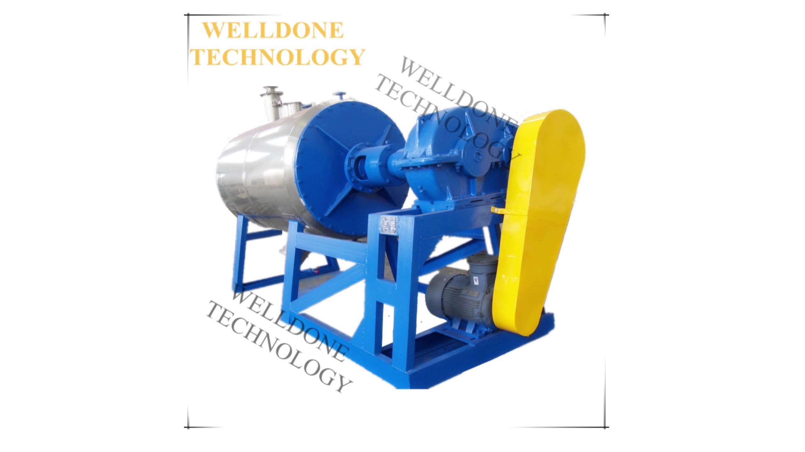 Zhg Rotary Vacuum Paddle Dryer / Horizontal Vacuum Agitated Paddle