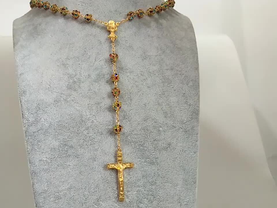 Buy Gold Rosary Jewelry,Catholic Rosary 