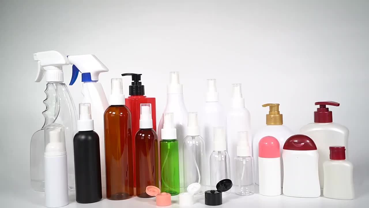 500ml Plastic Toilet Bowl Cleaner Bottles Empty White Hdpe Plastic Squeeze Toilet Clean Bottle