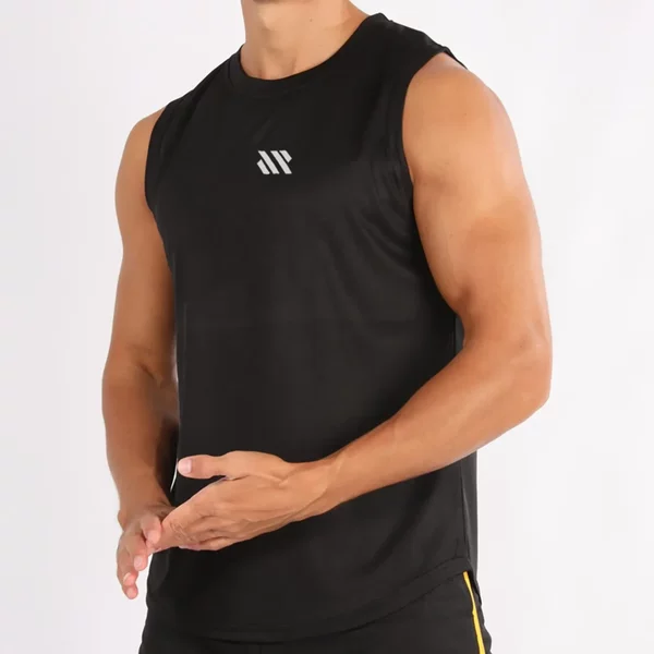 Muscle Burning Basketball Vest Fitness Clothes Men's Loose Waistcoat Quick-drying Sleeveless Shirt Fitness Sports Training