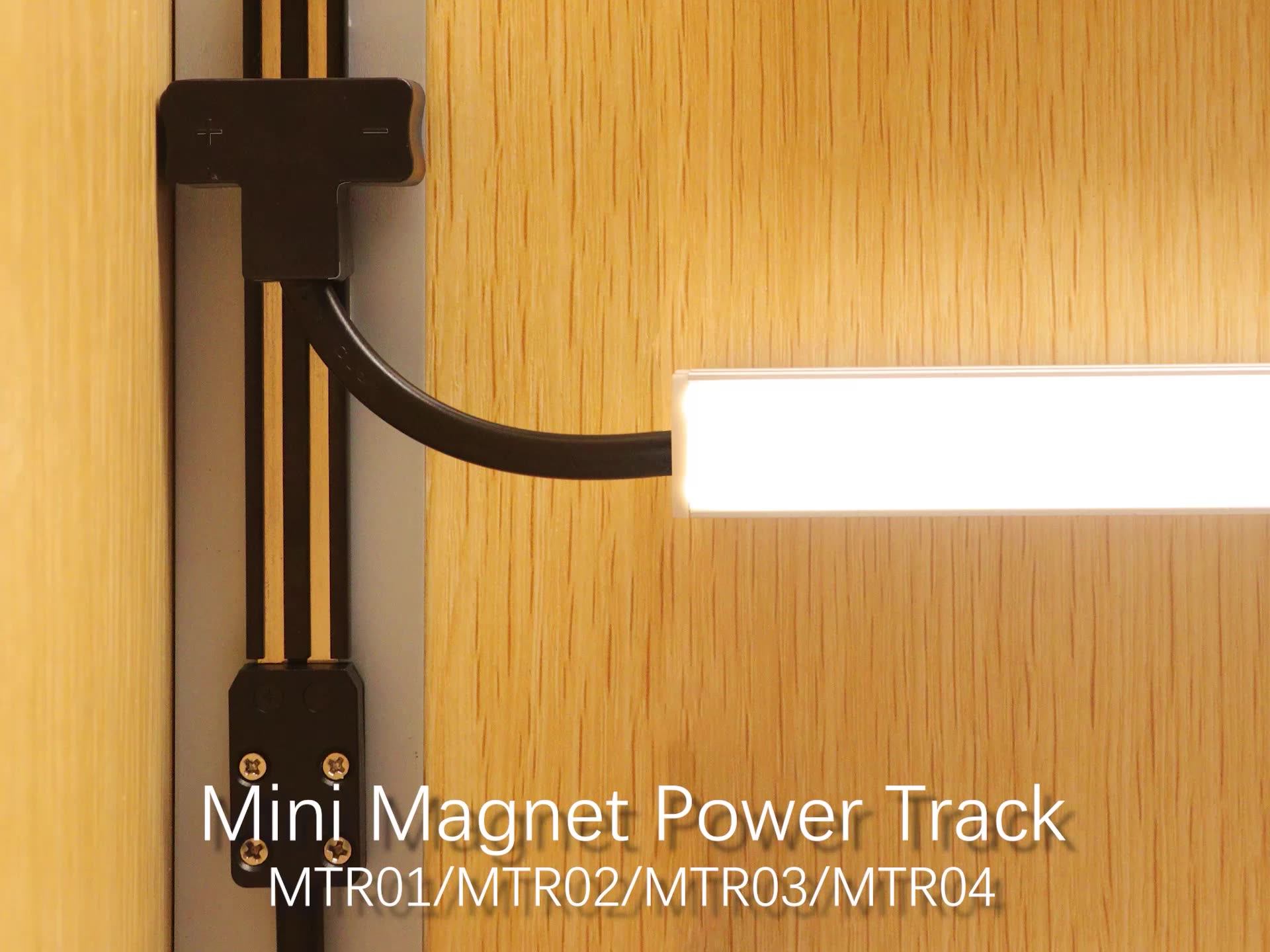 Surface Mounting Mini Dc Power Track Shelf Display Lighting