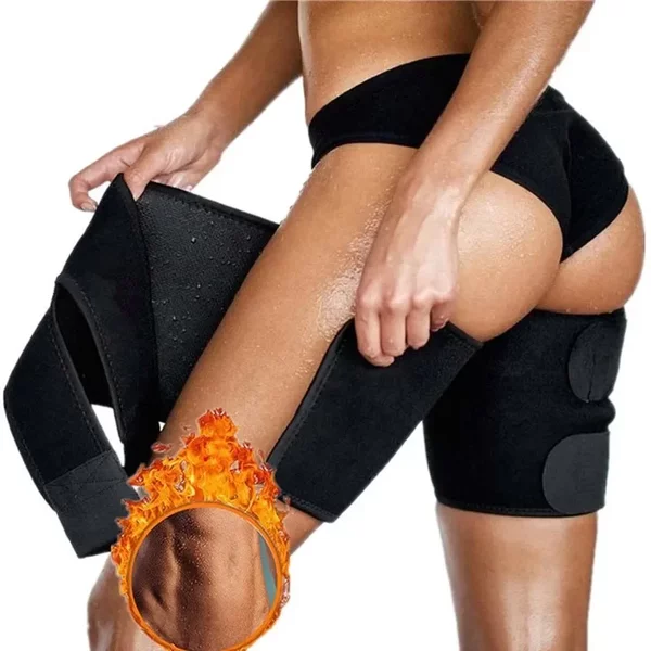 Amazon Men's and Women's Yoga Leg Belt Embossed Thick Thigh Sweat Belt Sports Leg Protection Thigh Sweat Leg Protection Belt