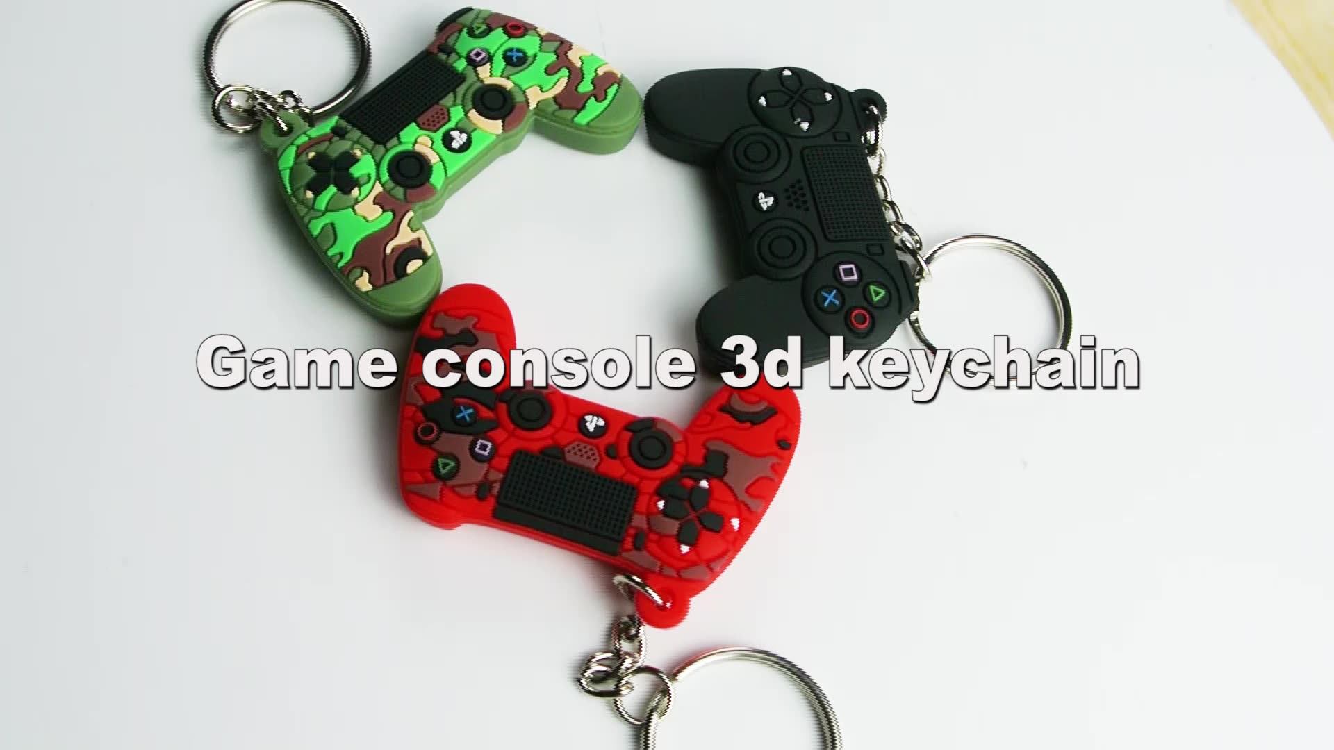 Game Controller Keychain Video Gaming Keyring PlayStation PS4/PS5 - Foto 2