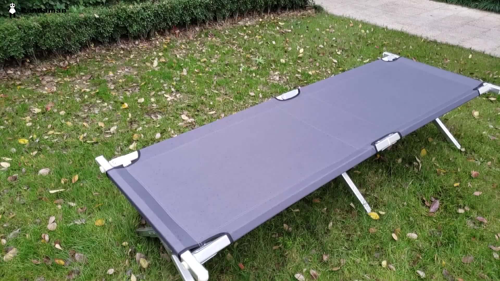 King Size Ddult Travel Stainless Steel Camping Sleeping Folding Metal