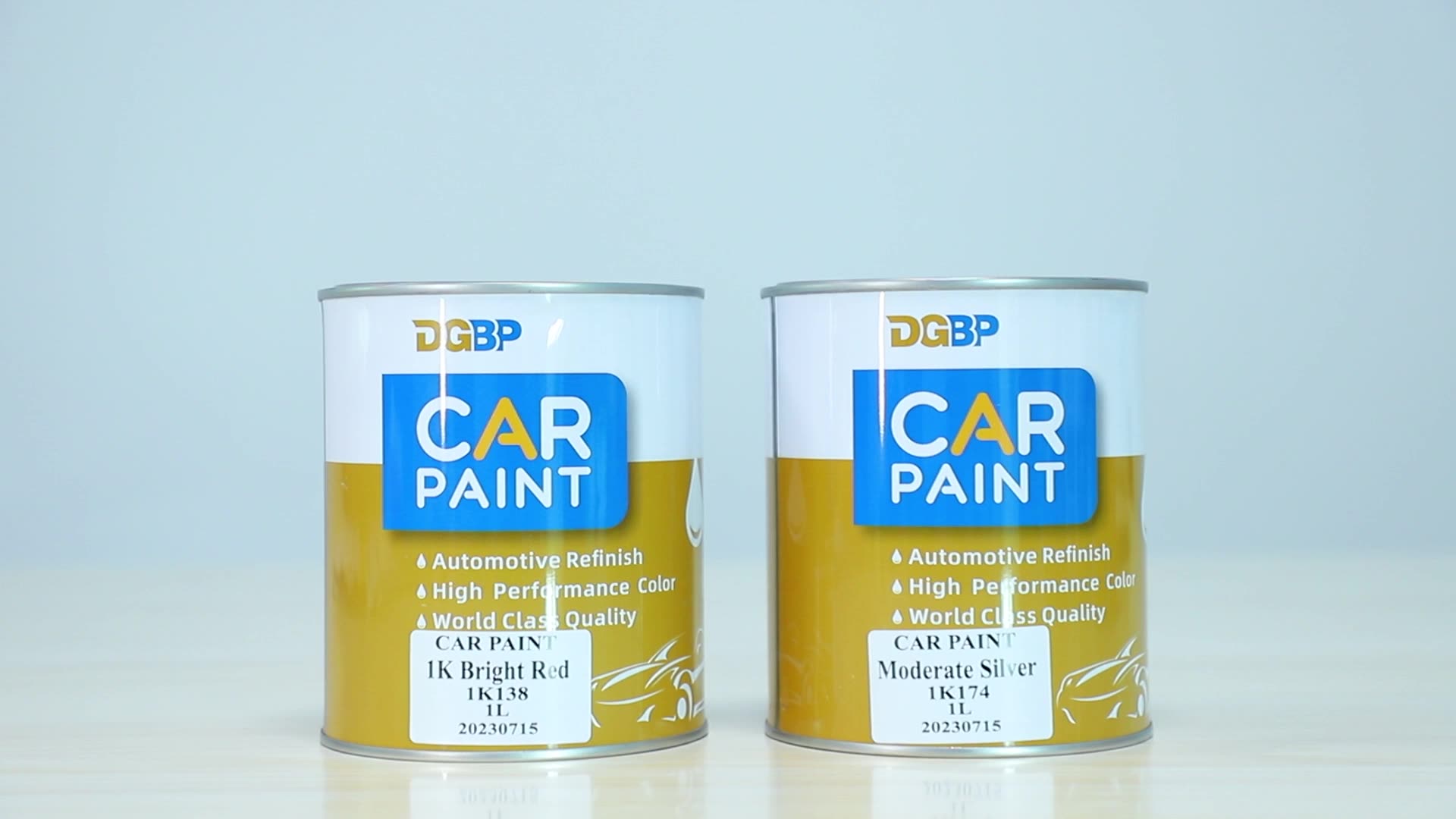 High Quality 1k Metallic Pearl Car Paint Manufactures Basecoat Auto