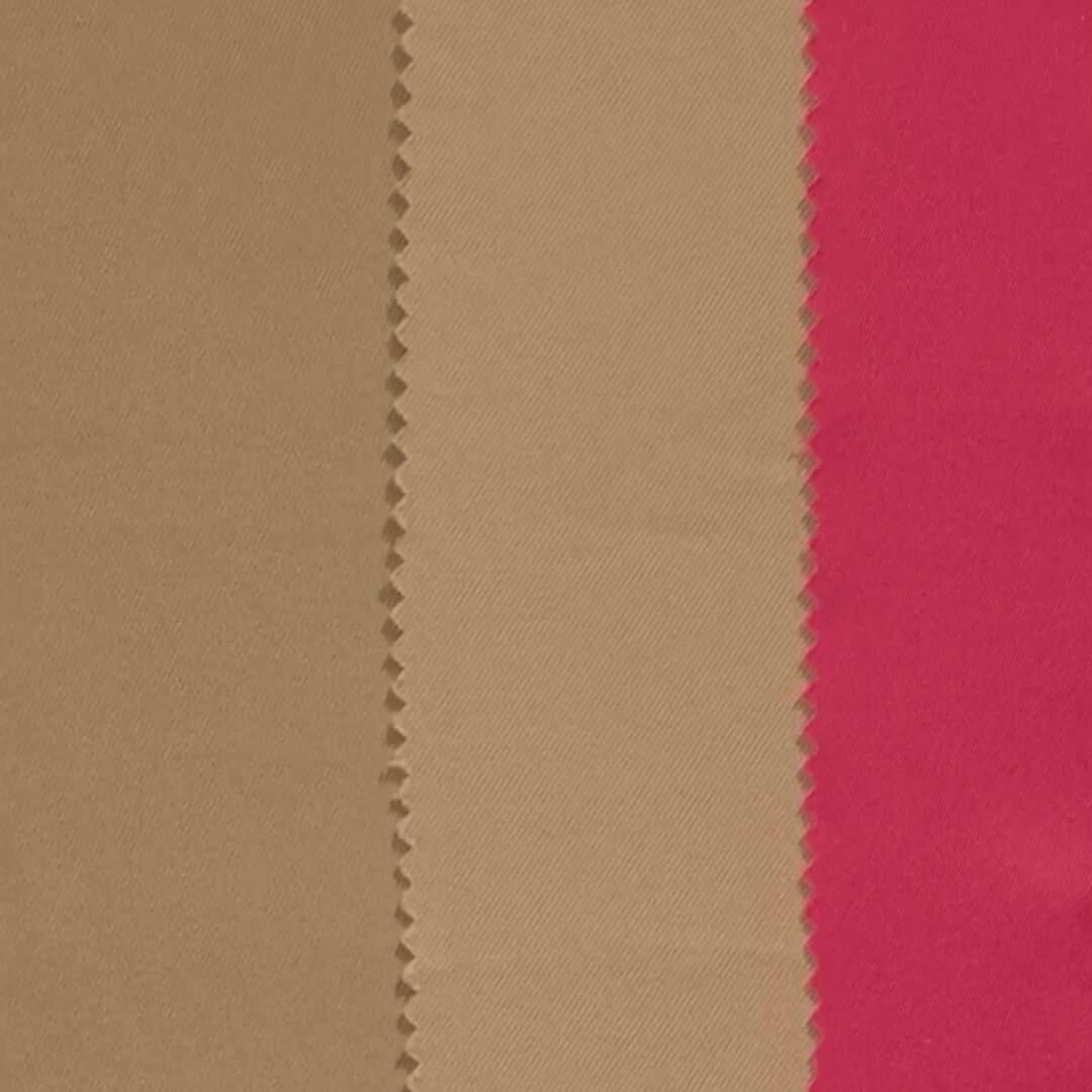 Customized High Quality Garment Fabrics Woven Organic Pure Cotton Twill Fabric Solid Dyed 100
