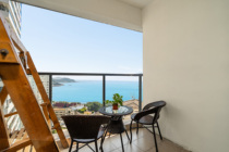 Sanya Better Sea View Apartment Premium High-rise Side Sea King Bed Room