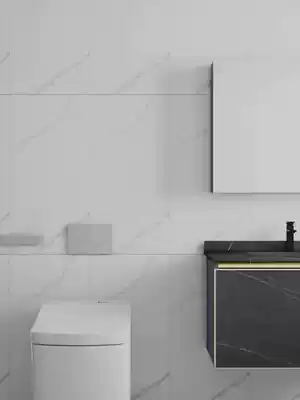 Rock plate integrated basin cabinet modern simple light luxury bathroom cabinet dressing room wash basin