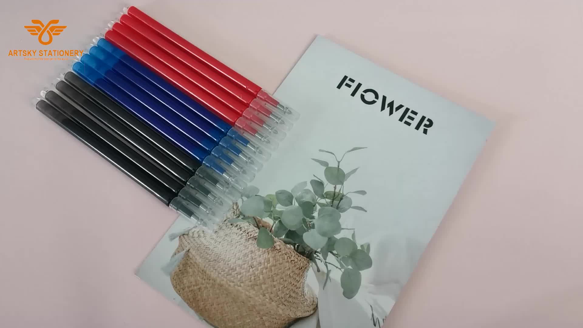 Erasable Gel Ink Ballpoint Pen Refill 0.7mm Erasable Pen Refill Heat