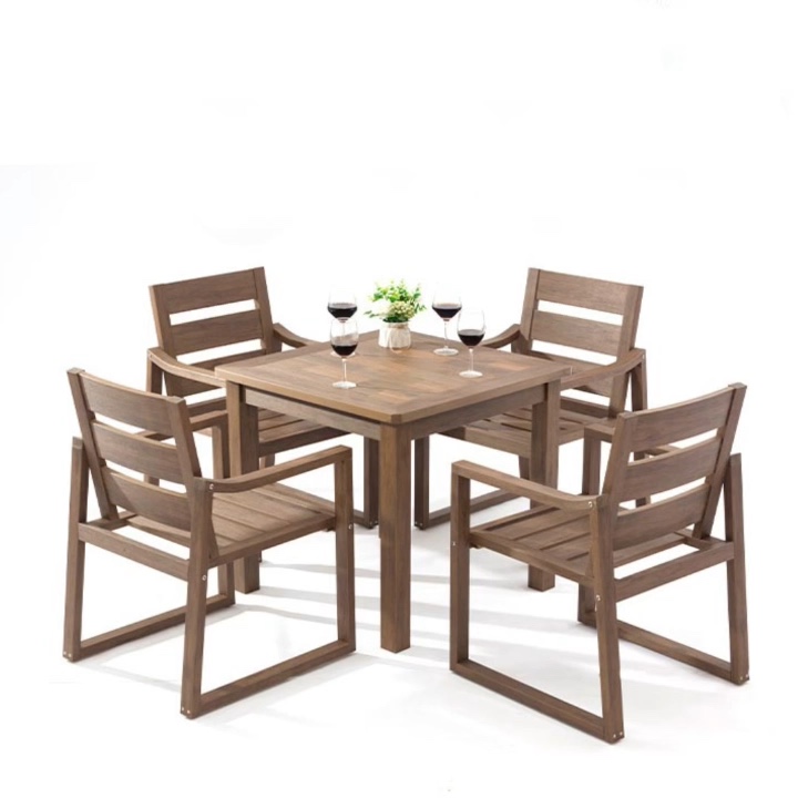 Outdoor Modern Design Restaurant Table Chair Garden Rattan Furniture