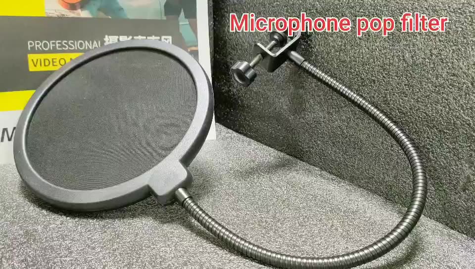 New Design Pop Filter Studio Microphone Mic Cheap For Vocal Recording