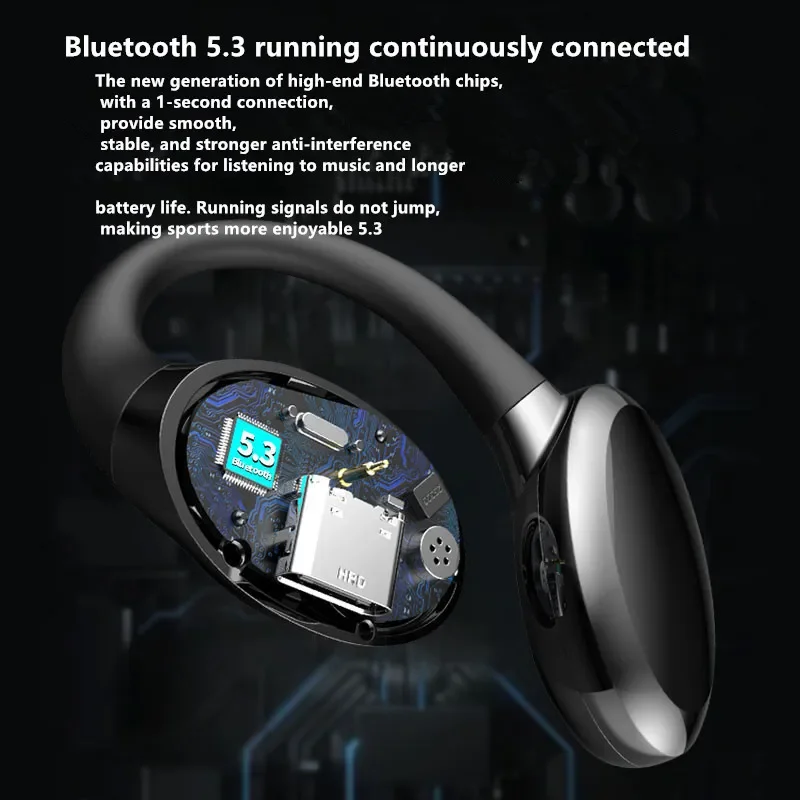 Наушники, клипсы для ушей, Bluetooth, бизнес-версия, (跨境贸易), оптовая