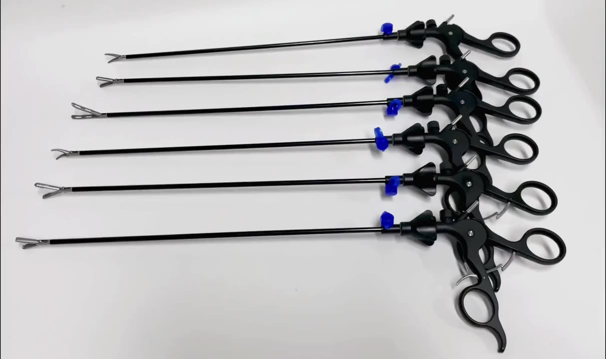 Surgical Laparoscopic Instruments / Laparoscopic Grasper Curved