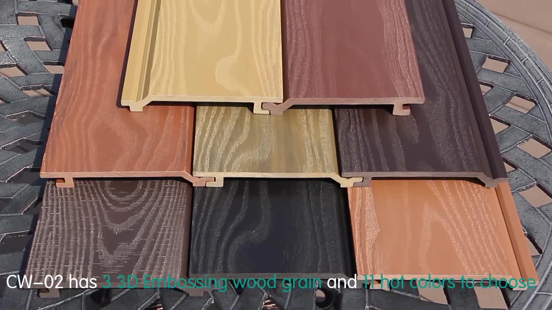 Weatherproofing Wpc Pvc Wood Grain Exterior Charcoal Wall Panel Buy