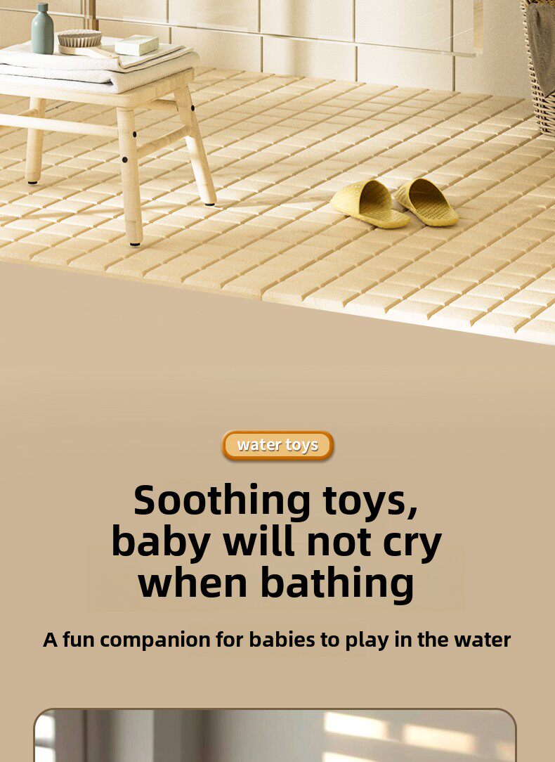 Игрушки для детского бассейна 采购产品儿童沐浴玩具浴室花盆水轮子纺锤喷水淋浴婴儿水玩具婴儿男孩和女孩 Little brown egg