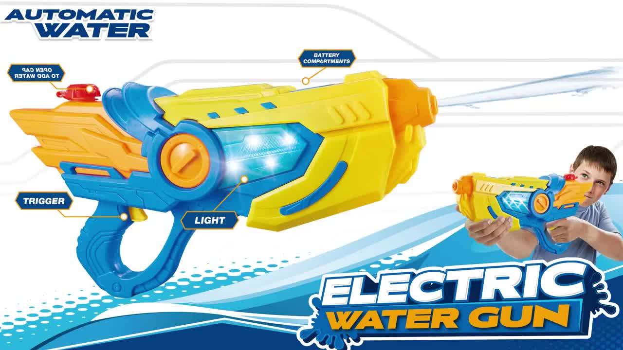 Popular Battery Operated Electric Girl Water Gun With Light, View Water