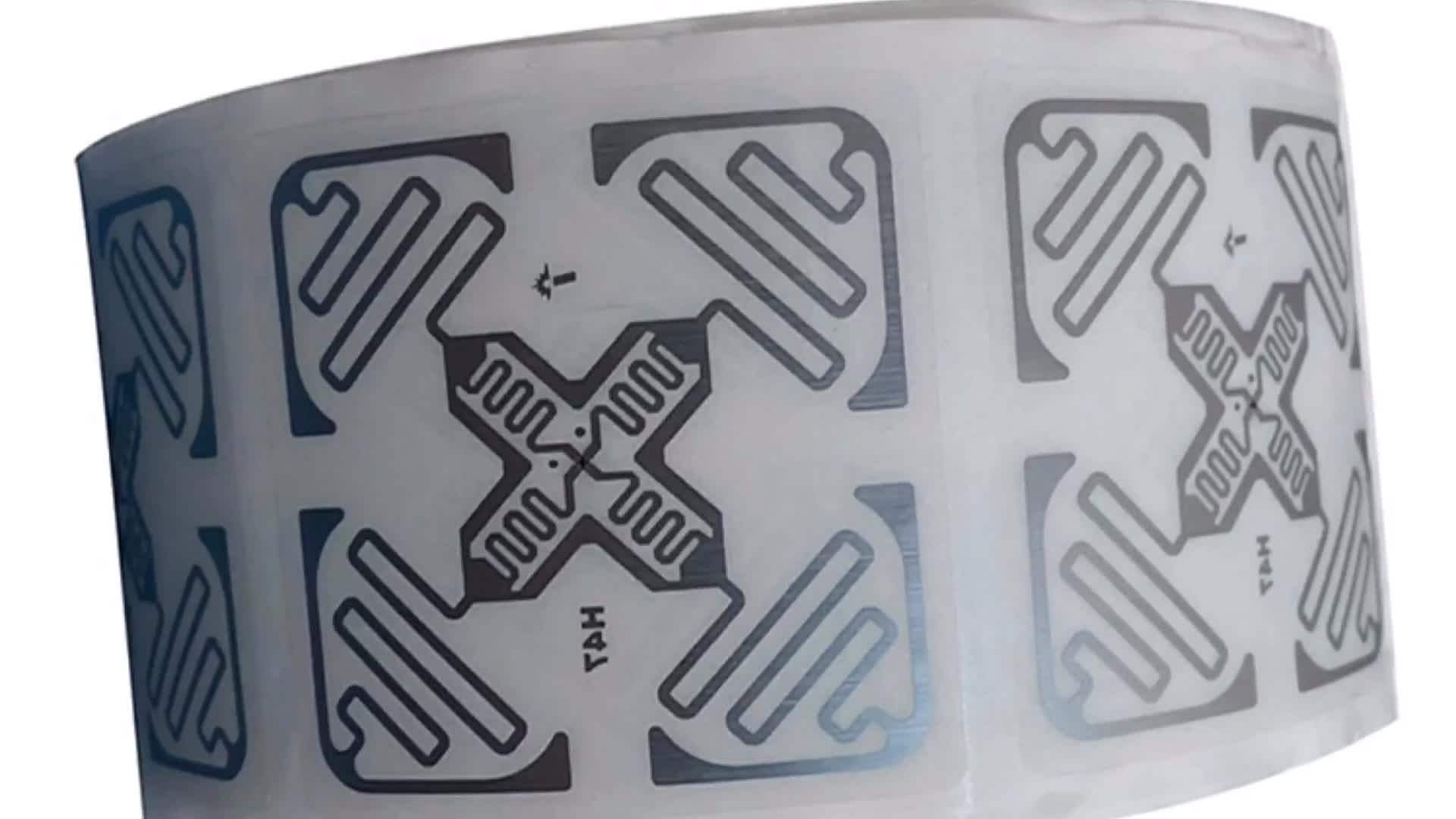 Impinj Uhf Rfid Tag Iso 18000-6c Uhf Rfid Label Tag Rfid Label Tag Uhf ...