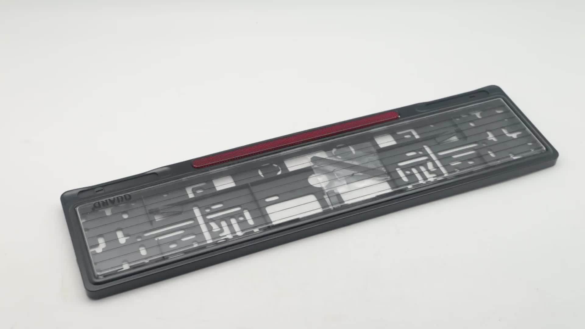 Europe Standard Car Accessories Black Plastic License Plate Frame Buy