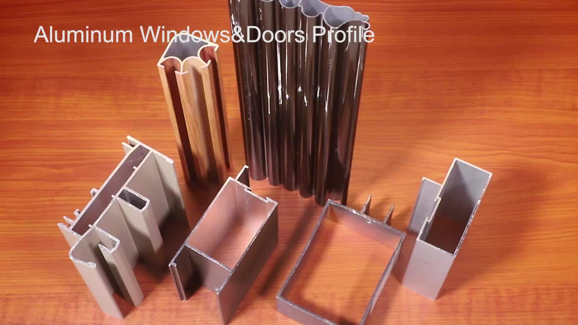 Popular Aluminum Doors And Windows Profiles Accessories In Tanzania