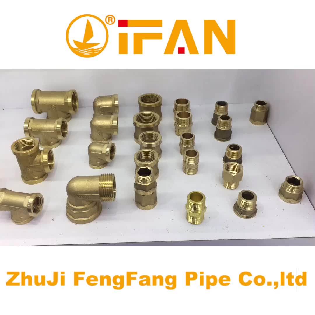 Hot Sell Ifan Brass Copper Fitting Brass Reducing Bush Copper Bush For
