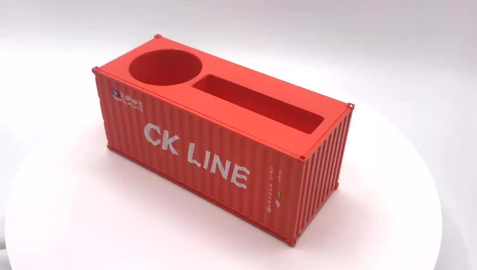 Desk Organizer Pen & Card Shipping Container Model Box Buy Desk