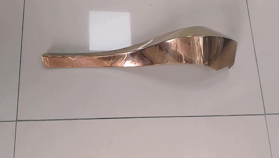 Stainless Steel Furniture Legs Rose Gold Stainless Steel Dining Chair