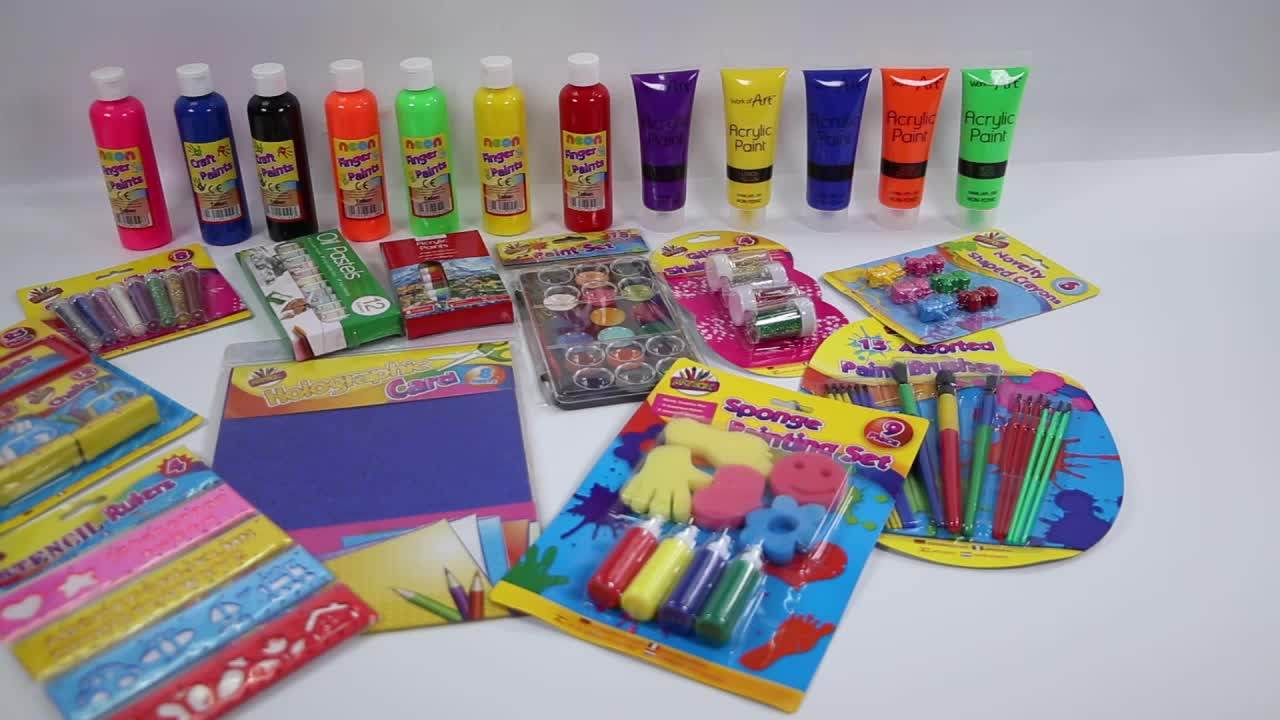 7 Colors Children Acrylic Paint Kids Plaster Paint Set Buy Kids