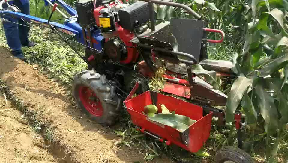 Single Row Mini Maize Corn Harvester Power Tiller Harvester Buy