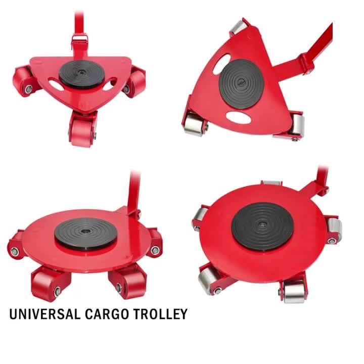 636t Cra Series Small Warehouse Cargo Trolley,Moving Skate,Transport