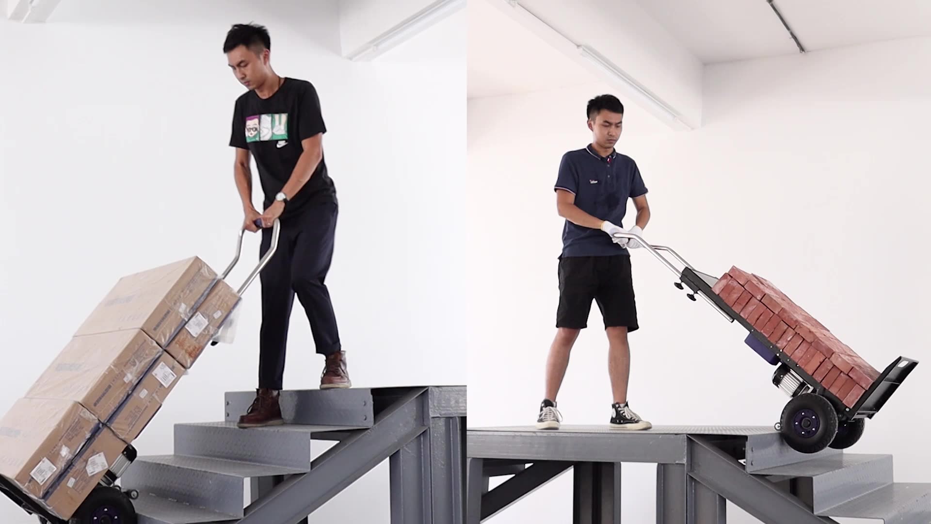 250Kg Electric Stair Climber For Lifting Luggage With Tracks Climbing