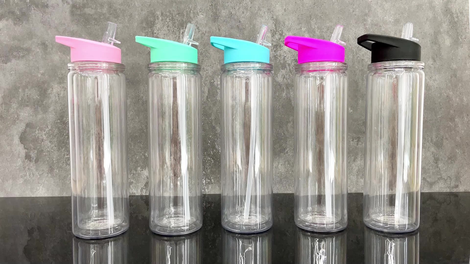 Baseball-Wasserflaschen Set – 6 Flaschen à 590 Ml + 6 Kordelbeutel + 50 Aufkleber – Teamgeschenk