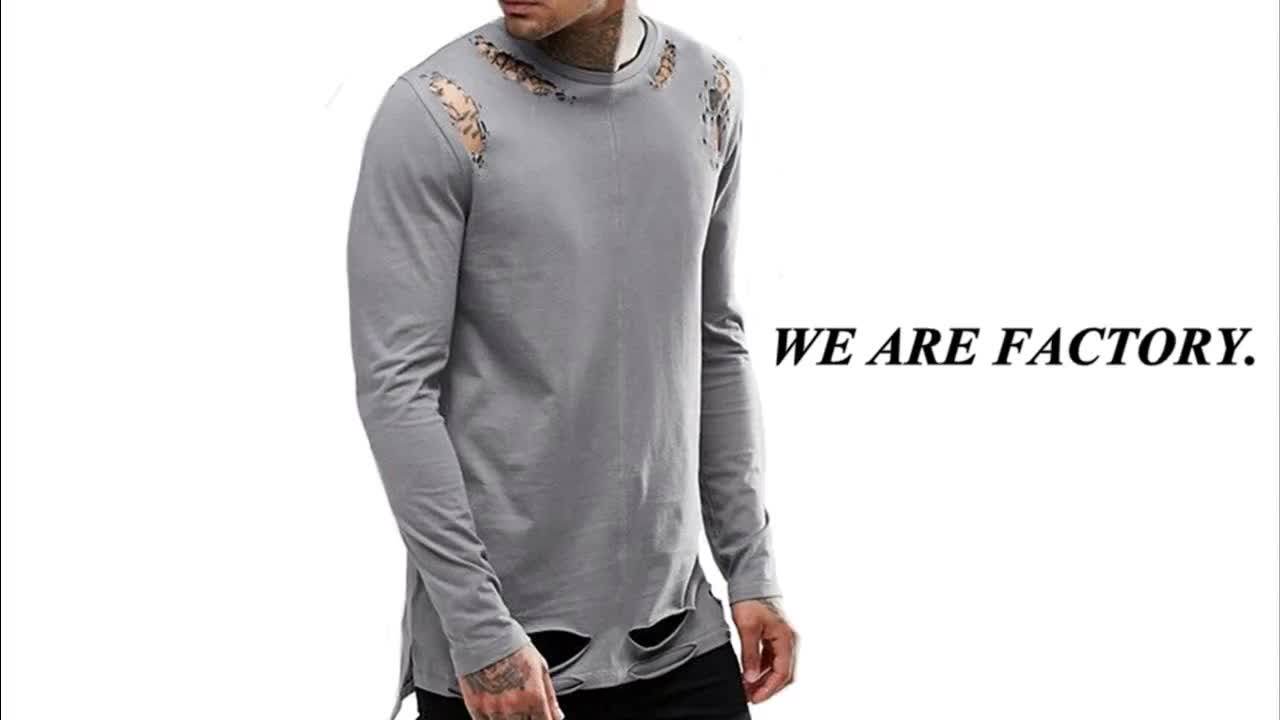 plain distressed t shirts