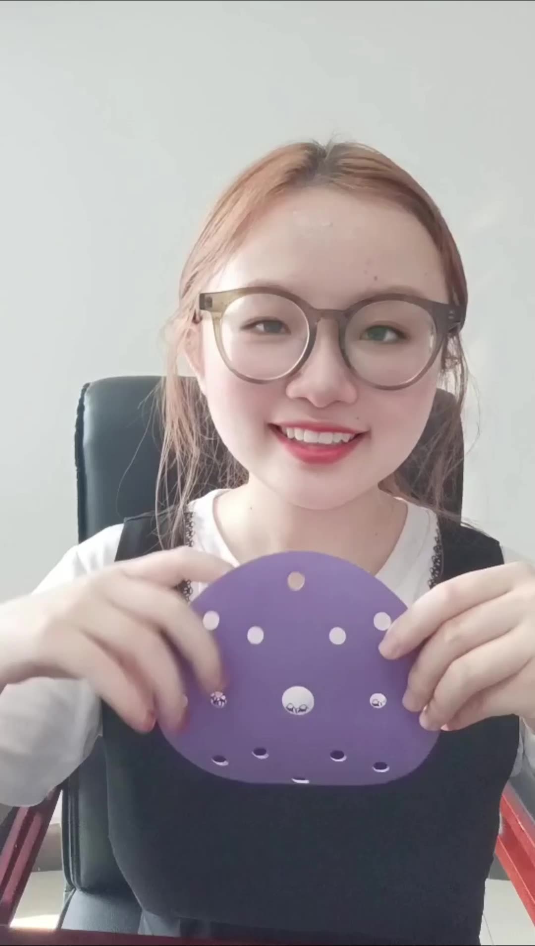 6 Inch Ceramic Purple Sandpaper Sheet Wet Dry Sand Paper Disc Multi