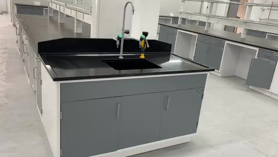 Chinese Factory Granite Lab Tables Clean Work Bench Laboratory Sink Tap