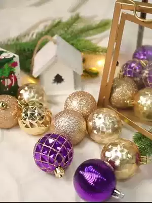 Father-in-law 6cm Christmas Tree decoration ball Special-shaped Christmas ball hanging ball Hanging ball Mall window hanging Ceiling decoration