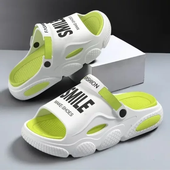 Men's Slippers Summer Driver Wear Outside Driving 2025 New Household Non-Slip Thickened Beach Sports Outdoor Sandals