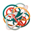 PLAYGO婴儿牙胶磨牙棒宝宝曼哈顿玩具手抓球咬咬乐硅胶可水煮消毒