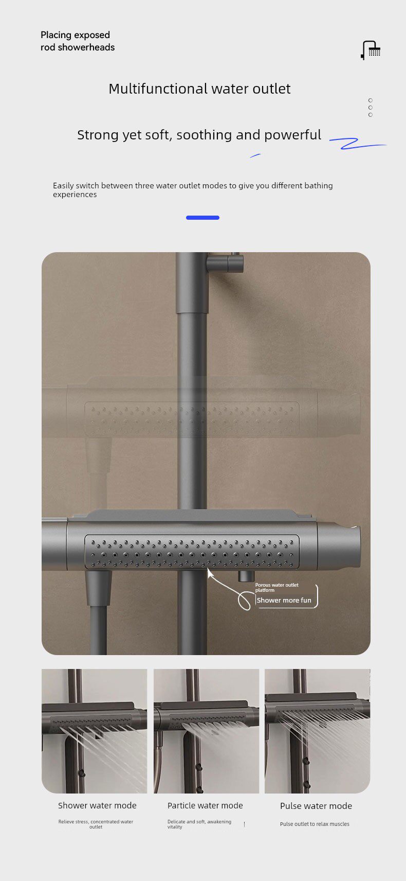 Термостатический набор 【同款店铺】箭牌卫浴宽域恒温超大储物台淋浴套装amg14sh865scp