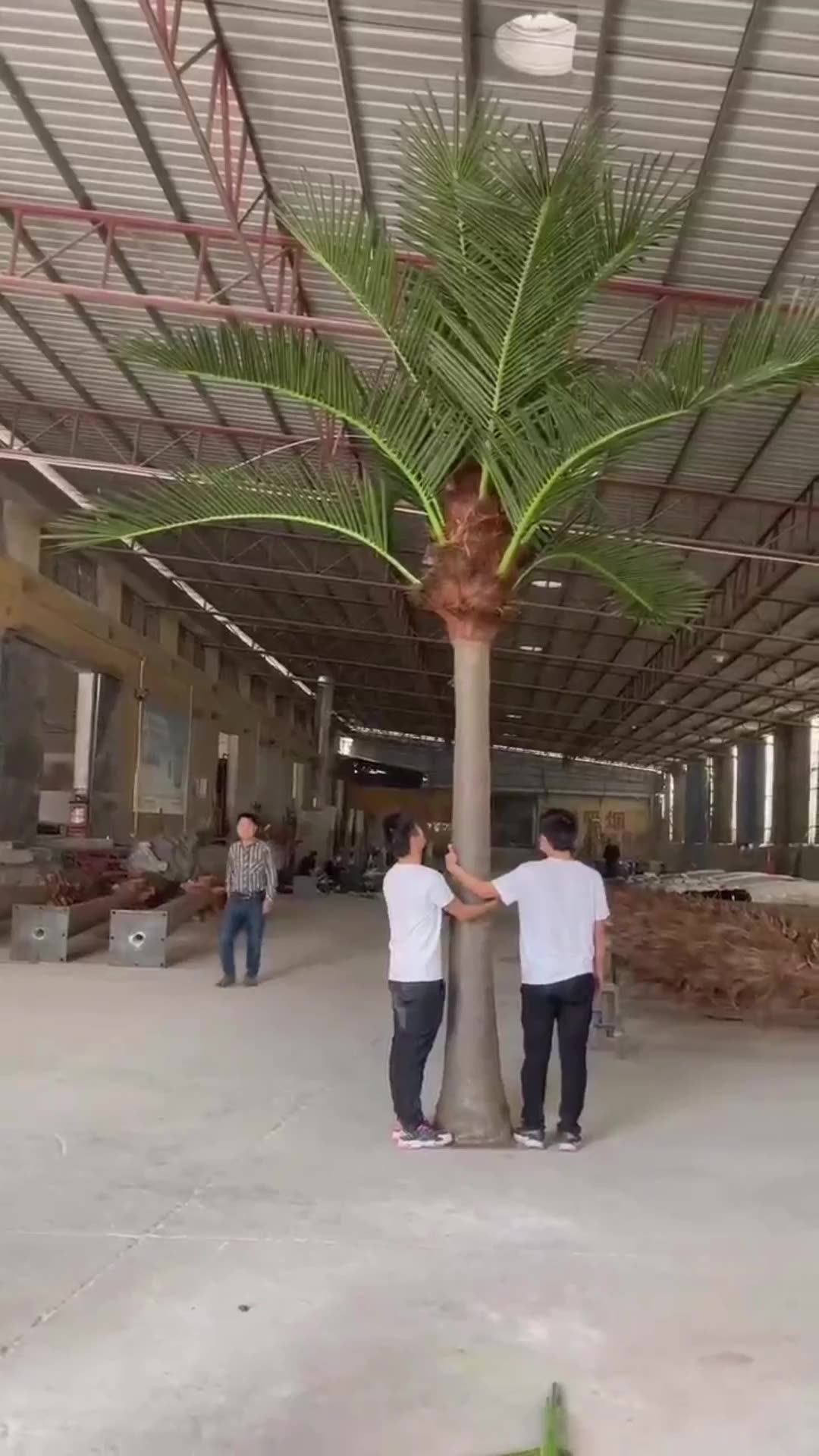 Wholesale Decorative Plastic Simulation Coconut Tropical 10 Feet Tree