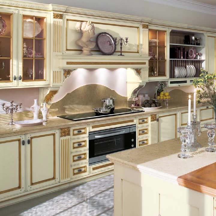 Kelen 2024 Modular Kitchen Solid Wood Designs Shaker Wooden