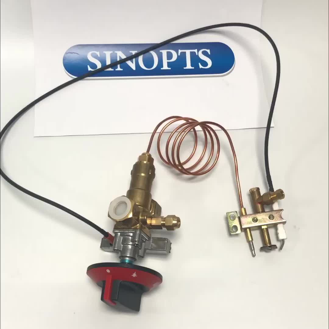 Gas Safety Heater Valve Flameout Protection Valve With Pilot Burner