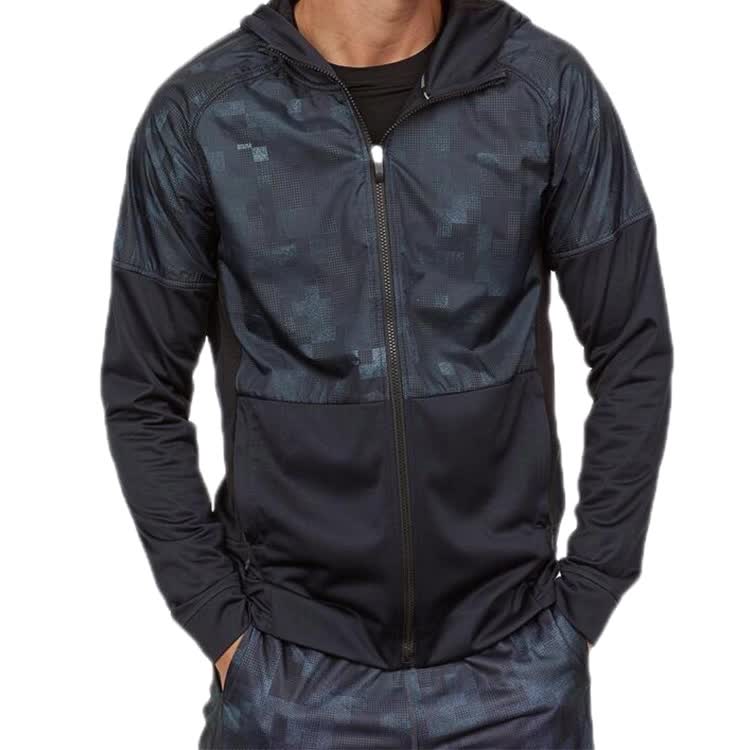 Men's Fashion Zipper Jacket Sweatshirt Without Hood Pocket Sweatshirt