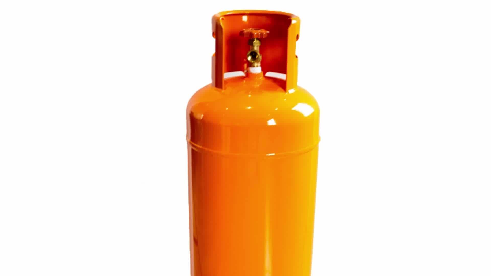45kg Empty Lpg Cylinder Steel Refillable Gas Bottle For Dominican