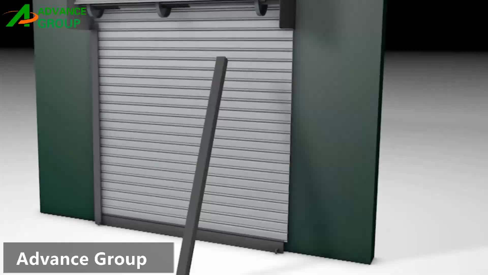 Made In China Manual Operated Metal Self Storage Roll Up Doors For Sale